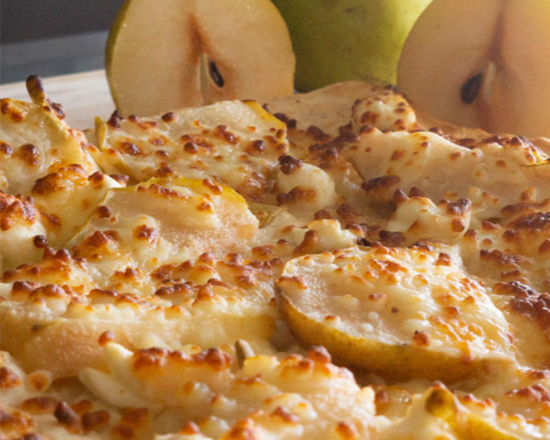 Pizza de Pera