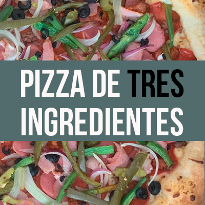 [WPIZAP_TREIN] Pizza TRES Ingredientes